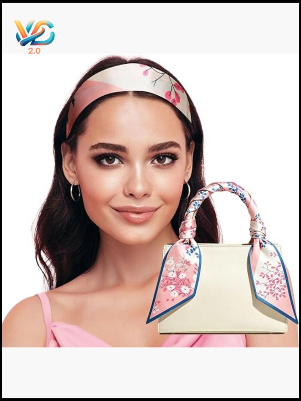 Silk Like Hair Scarf Head Wrap Multifunctional Accessory Versatile Chic